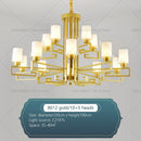 GobekUsa Chinese Style Luxury Living Room Chandelier for Elegant Homes