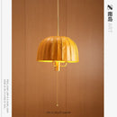 GobekUsa Leather Chandelier: European Bedroom Single Head Design