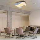 GobekUsa Lotus Leaf LED Ceiling Chandelier Black/White Indoor Lighting