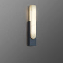 GobekUsa Grey Marble LED Wall Sconce: Nordic Style Metal Bedside Lamp