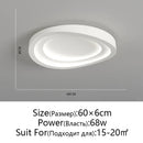 GobekUsa LED Round Ceiling Lamp with Remote Control Dimming for Modern Indoor Lighting