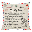 GobekUsa Love Mom Cushion Cover 45x45cm - Family Anniversary Gift - Nordic Design