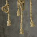 GobekUsa Hemp Rope Pendant Lights Retro Loft Industrial Hanging Lamp for Living Room Home Decor