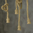 Vintage Hemp Rope Industrial Pendant Light