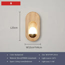 GobekUsa LED Wooden Wall Lamp for Bedroom Living Room Study Aisle Home Lighting