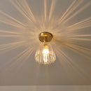GobekUsa Glass Flower LED Ceiling Lights - Modern Nordic Canopy Lamparas Techo