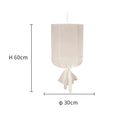 GobekUsa Linen Cloth Pendant Light: Elegant Bohemian Fabric Chandelier for Home, Restaurant, Hotel