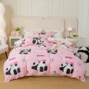 GobekUsa Animal Pattern Bedding Set - King/Queen Size Quilt Set for Comfortable Home.