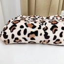 GobekUsa Leopard Print Warm Blanket for Office, Dorm, and Sofa