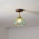 GobekUsa LED Glass Wood Ceiling Lamp for Modern Indoor Lighting and Decoration