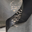 GobekUsa Crystal Chandelier: Modern Luxury Lighting for Living Room, Villa, Hotel, and Loft