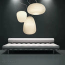 GobekUsa Glass Whorl Pendant Lights for Kitchen and Living Room Decor