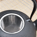 GobekUsa Cast Iron Tea Pot with Stainless Steel Infuser for Oolong, Kung Fu, Puer Tea