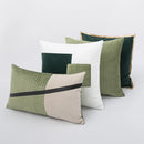 GobekUsa Luxe Gray & White Cushion Cover 45X45CM for Modern Home Decor & Sofa