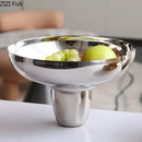 GobekUsa High-Legged Fruit Bowl Tray for Living Room Coffee Table & Snacks
