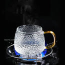 GobekUsa Borosilicate Glass Water Cup with Handle - Heat Insulation Lemon Tea & Juice Cup