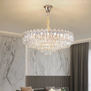 GobekUsa Crystal Chandelier: Luxury French Style Light for Elegant Living Room & Dining Area