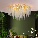 GobekUsa Crystal Tassel LED Chandeliers for Luxury Home Decor