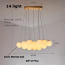 GobekUsa LED Marble Balls Chandelier for Dinning Room