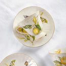 GobekUsa Gold Edge Cup & Saucer Set: Lemon Teapot, Coffee Mug, Ceramic Plates & Drinkware