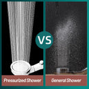 GobekUsa 3-Mode High Pressure Shower Head with Hose - Water Saving Nozzle