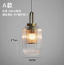 GobekUsa Clear Glass Pendant Lamp: Modern Designer Lighting for Bar, Restaurant, Bedroom, Aisle & more
