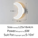 GobekUsa LED Wall Sconces White Fixtures for Bedroom Aisle Bedside Table Closet Lighting