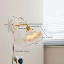 GobekUsa LED Ceramic Wall Lamp with Copper Arm for Bedroom Bathroom Mirror