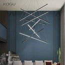 GobekUsa LED Chandelier: Modern Luster Lighting for Stair Hall Bedroom Room Duplex Building