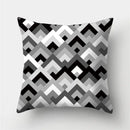 GobekUsa Geometric Stripes Pillowcase 45x45cm Polyester Cushion Cover for Living Room