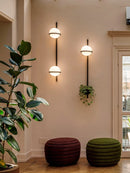 GobekUsa LED Art Deco Plant Wall Lights - Modern Nordic Design for Home Living Room Bedroom