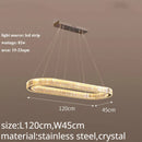 GobekUsa Crystal LED Chandelier: Modern Luxury Lighting for Living & Dining Room