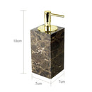 GobekUsa Emperador Dark Marble Bathroom Set with Luxury Accessories
