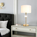 GobekUsa Golden Crystal Bedside Lamp: Modern, Cozy, Romantic Night Light