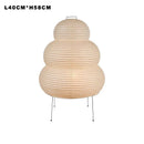 GobekUsa Japanese Style Paper Floor Lamp for Home Décor and Lighting