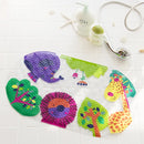 GobekUsa Cartoon Non-Slip Bathroom Mat with Suction Cup for Child Bathtub Eco-Friendly