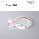GobekUsa Kids LED Ceiling Light: Modern Nursery Chandelier for Bedroom, Smart Cartoon Lamp