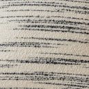 GobekUsa Comfort Woolen Pillow Cover Beige Black Striped 45*45 Luxe Plush Home Décor