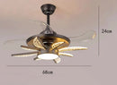 GobekUsa Kids Bedroom Ceiling Fan with Remote Control and LED Light