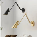 GobekUsa Adjustable Swing Arm LED Wall Lamp Touch Sensor Sconce Lights