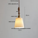 GobekUsa Ceramic LED Pendant Lamp | Nordic Modern Design | Adjustable Hanging Light