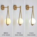 GobekUsa Glass Ball LED Wall lamp Nordic Modern Minimalist Bedroom Lighting Fixtures
