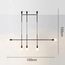 GobekUsa Black Rose Gold Long Tube Chandelier | Nordic Design for Cafe, Bar & Restaurant