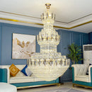 GobekUsa Light Luxury Crystal Chandelier: Postmodern Elegance for Hotels, Villas, and Duplexes