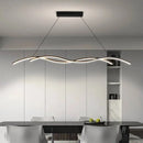 Modern Black and White Metal LED Pendant Light