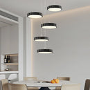 GobekUsa Circular Dimmable Pendant Light Modern Chandelier for Dining Room, Kitchen Island