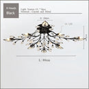 GobekUsa Crystal Ceiling Chandelier LED Fixture Lights for Living Room Bedroom by Samsarah Lighting