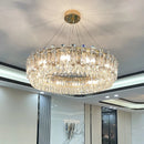 GobekUsa Crystal Pendant Chandelier Modern Luxury Dimmable Island Light Minimalist Home Decor