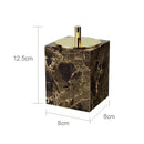 GobekUsa Emperador Dark Marble Bathroom Set with Luxury Accessories
