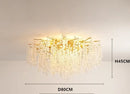 GobekUsa Crystal Money Tree Chandelier - Modern LED Suspension Light for Luxury Living Areas